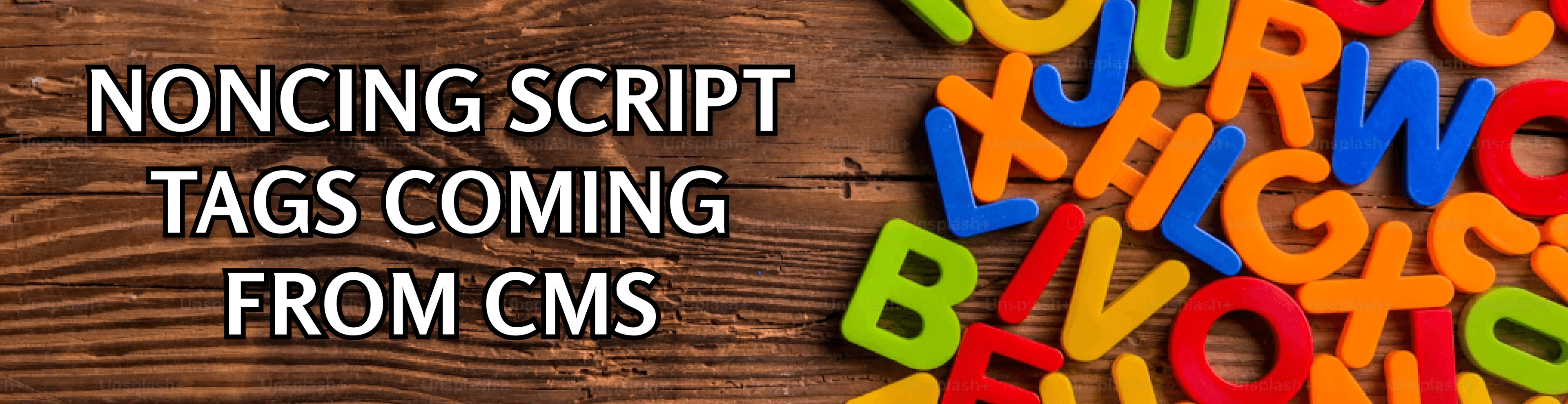 Noncing Script Tag Blog Banner